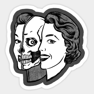 The Split Lady Sticker